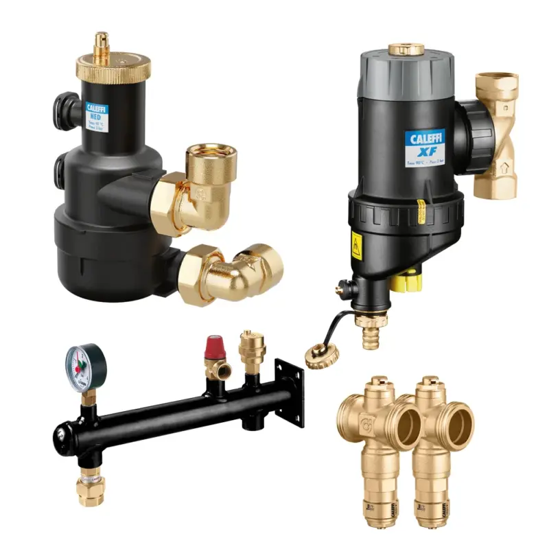 Caleffi Warmtepompset voor monobloc 0-6kW EXPERT Caleffi NLWP_EXP-3
