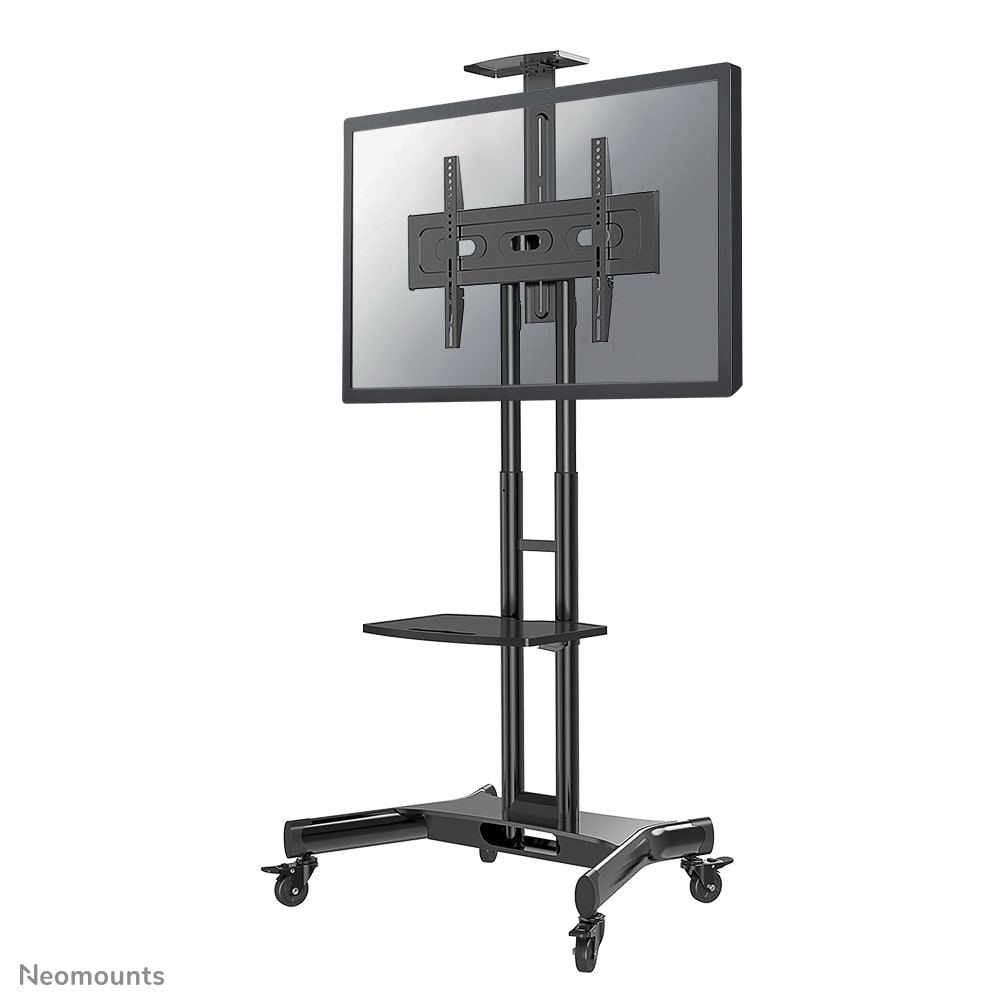 Neomounts Verrijdbare vloerstandaard flatscreen - H103-153cm - 32-75inch - 45kg - zwart NM-M1700BLACK