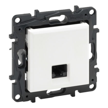 LEGRAND Niloé contactd. RJ45 UTP cat6 met spanklauwen - wit NNP4304WH