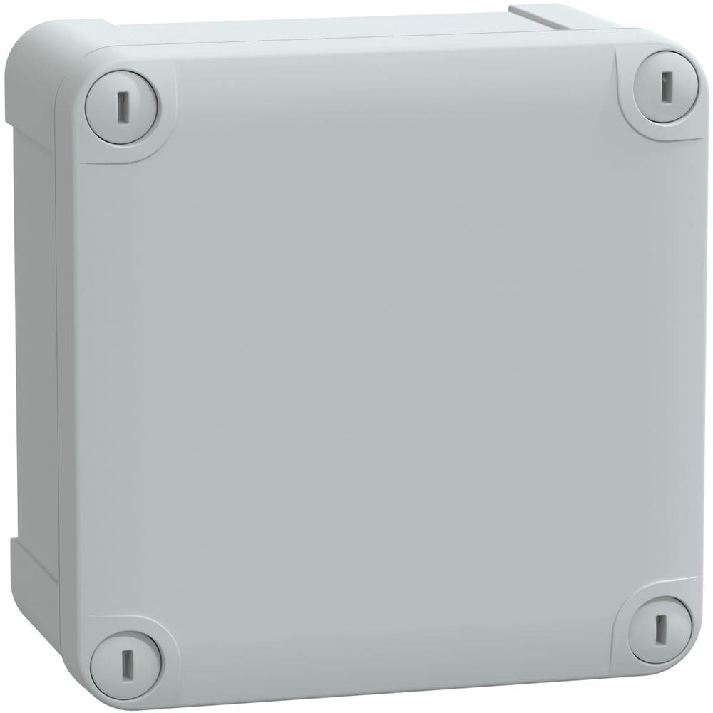 SAREL ABS kast IP66 IK07 RAL7035 Int.H105B105D55 Ext.H116B116D62 ond. deksel H10 NSYTBS11116