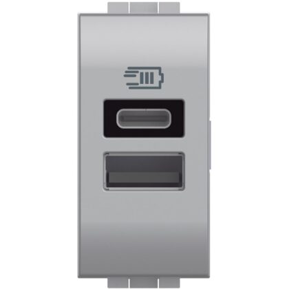 BTICINO LL 2xusb ctdoos typeA+C 15W 1 mod Tech NT4191AC