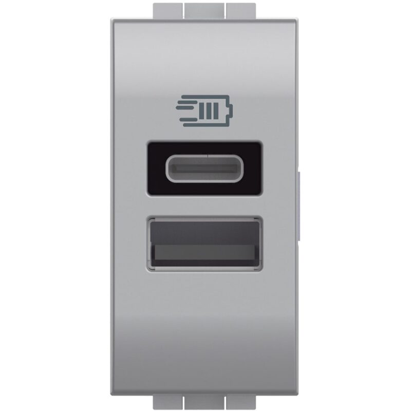 BTICINO LL 2xusb ctdoos typeA+C 15W 1 mod Tech NT4191AC