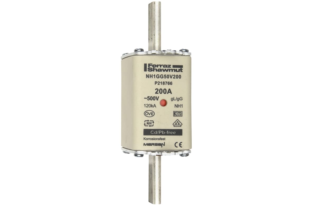 Mersen Meszekering Grootte: 1 gG 500V 200A P218766
