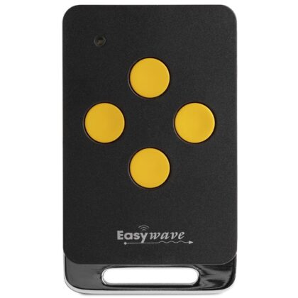 Qbus Draadloze Easywave handzender 4 knoppen in metalen behuizing QWE-RC04/metal