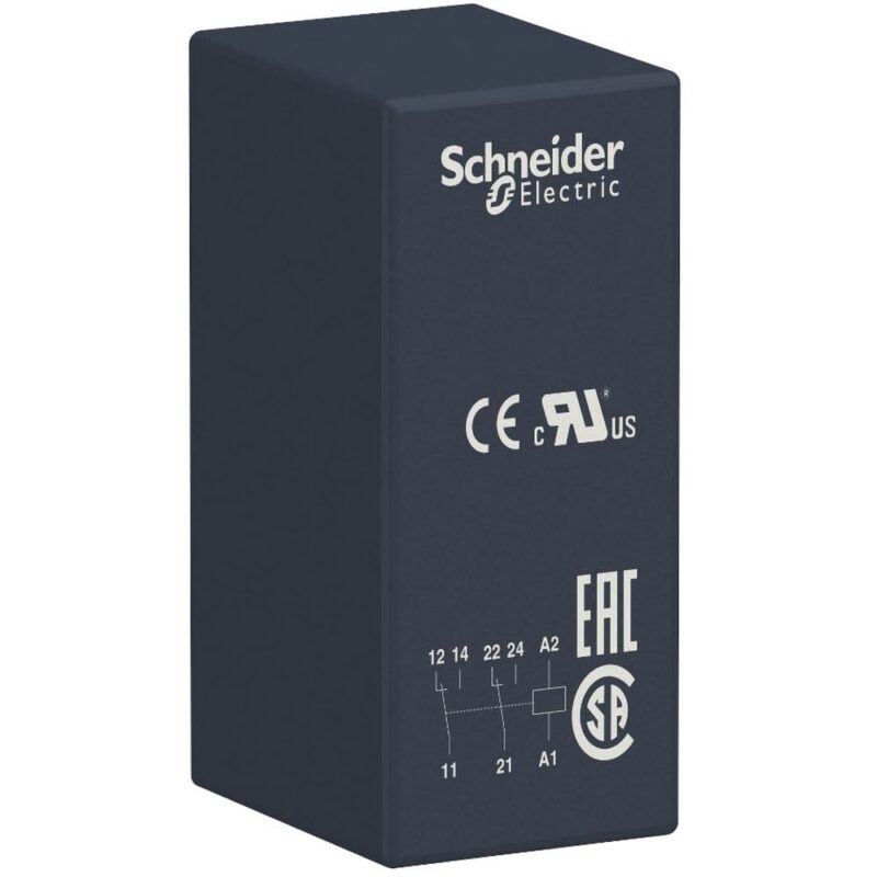 Schneider Automation interfacerelais insteek - Zelio RSB - 2 NO+NC - 24V DC RSB2A080BD