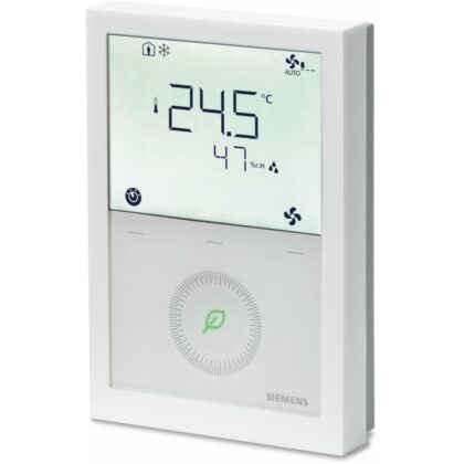 SIEMENS KNX communicerende ruimteregeling. Uitgangen modulerend (DC) of aan/uit. Fan coi S55770-T413