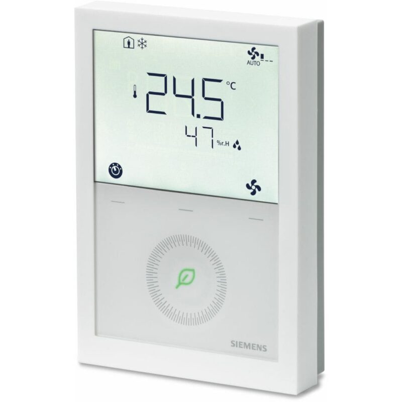 SIEMENS KNX communicerende ruimteregeling. Uitgangen modulerend (DC) of aan/uit. Fan coi S55770-T413