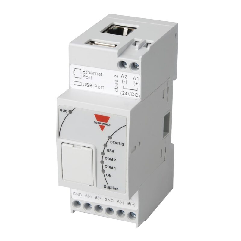CARLO GAVAZZI CG SMART DUPLINE WEB-SERVER VOORZIEN VAN BACNET INTERFACE DIN-RAIL SB2WEB24