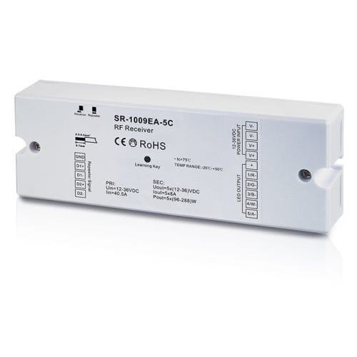 INTEGRATECH Controller met 5 kanalen voor RGB+W+WW ledstrip
