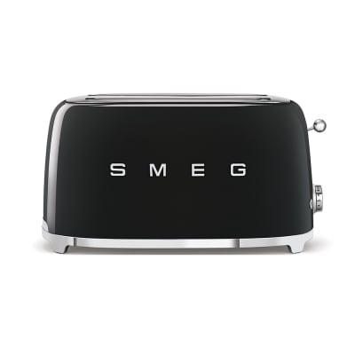 SMEG Broodrooster - 1500W - 2 sleuven 4 sneden - 6 niveaus - zwart TSF02BLEU
