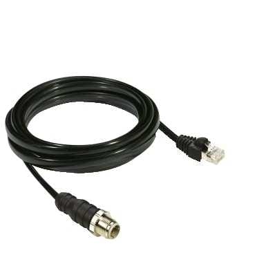 Schneider Automation seriële verbindingskabel - voor PLC Twido - mini-DIN - RJ45 - 1 m kabel TWDXCARJ010
