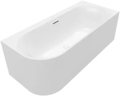 Villeroy & Boch Loop & Friends Marina bad back-to-wall rechts 1800 x 800 mm - wit mat UBA180MAR9CR00V-RW