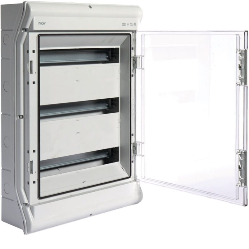HAGER Waterdichte verdeelkast vector IP65 3R. 54 modules VE318M