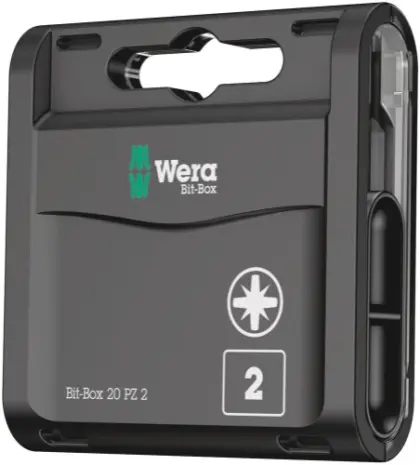 Wera Bit-Box 20 PZ 2 set bits Pozidriv (20-delig) WER05057760001