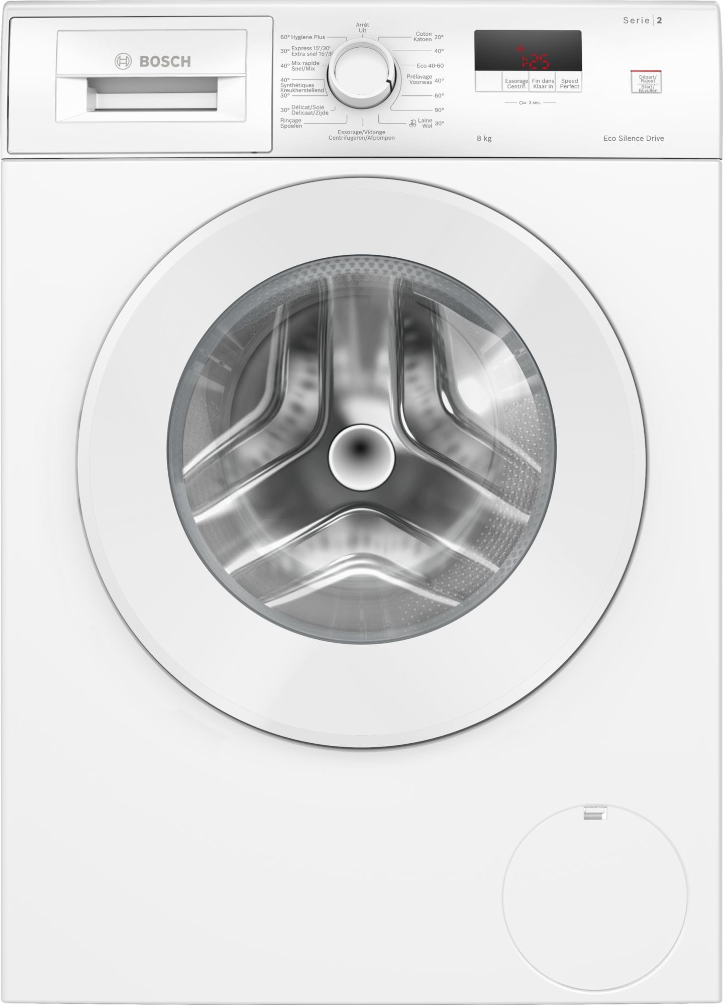BOSCH Wasmachine Serie 2 8kg 1400t A WGE03400FG