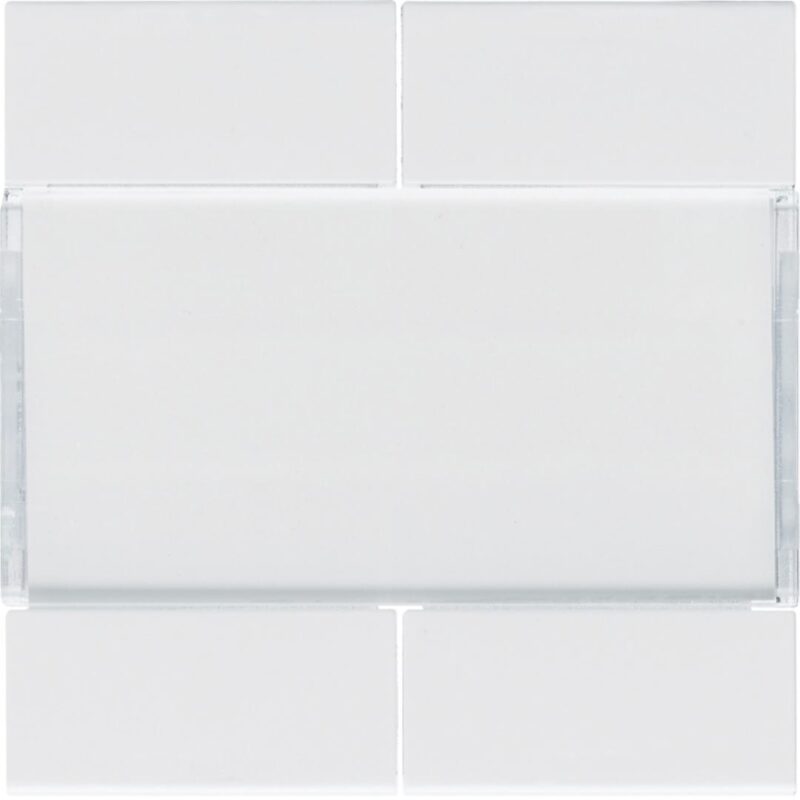 HAGER Toets gallery KNX 4 drukknoppen polarwit WXE304B