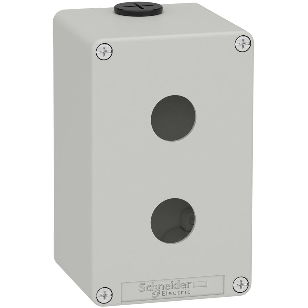 Schneider Automation GRIJZE LEGE DRUKKNOPKAST 2 GATEN 22 MM XAPD2502