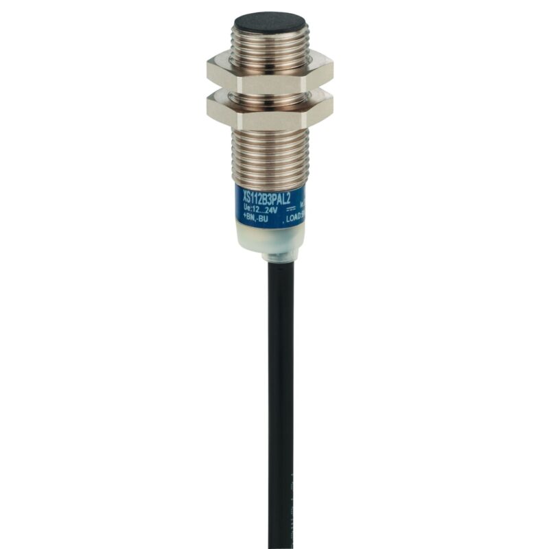 Telemecanique Sensors inductieve naderingsschakelaar XS6 - cilindrisch M12 - Sn 4 mm - kabel 2 m XS612B1MAL2