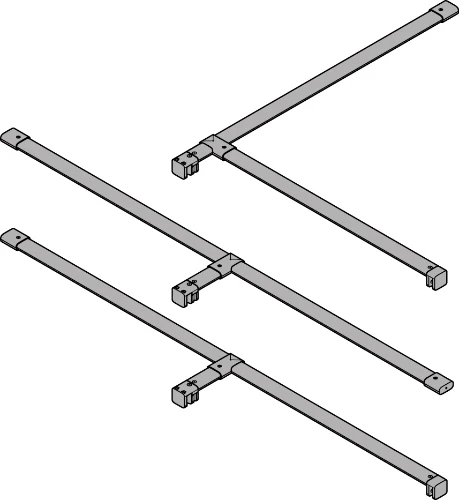 HUPPE AC Uitbreidingsset T-oplossing (in combinatie met de standaard stabilisat 2 XT0501123