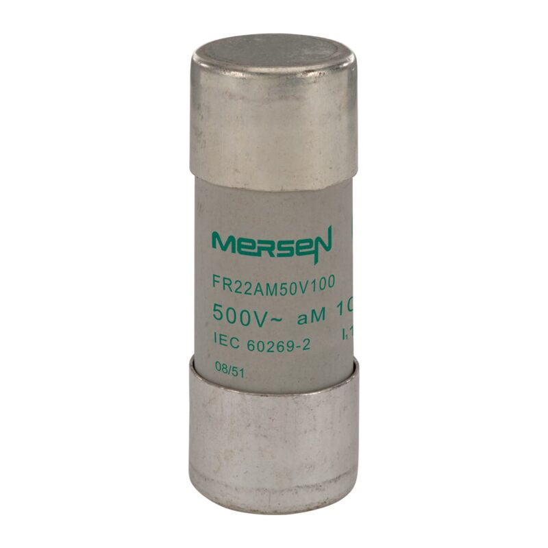 Mersen Cylindrische zekering FR 22x58 aM 100A 500V Y217693