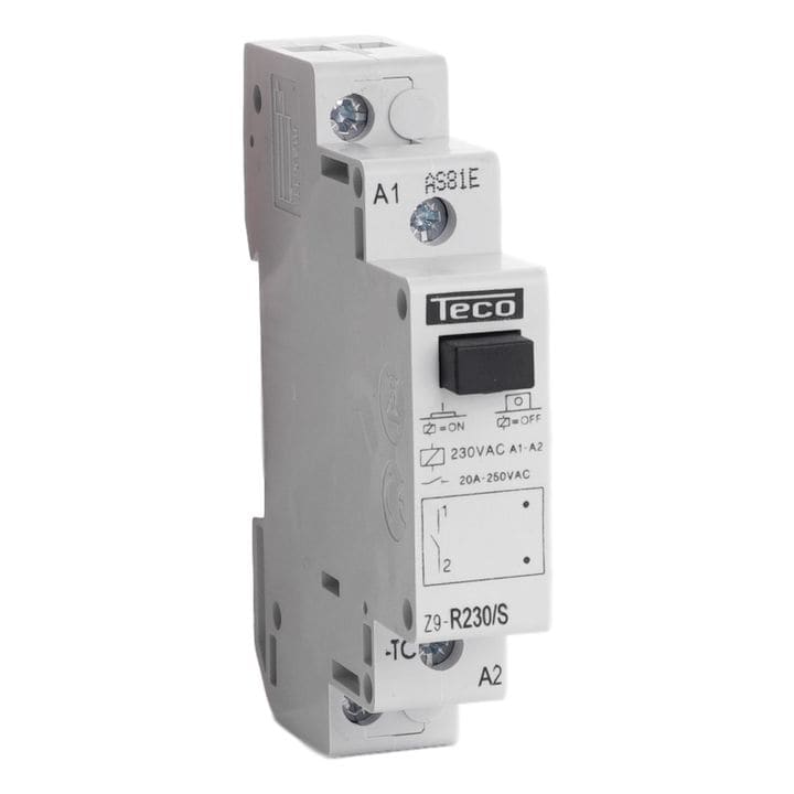 Teco Installatierelais Teco 230VAC 20A 1NO Z9R230S